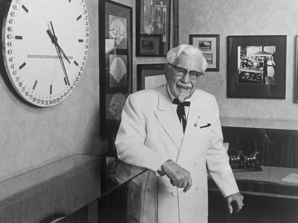 Colonel Sanders, founder of KFC
